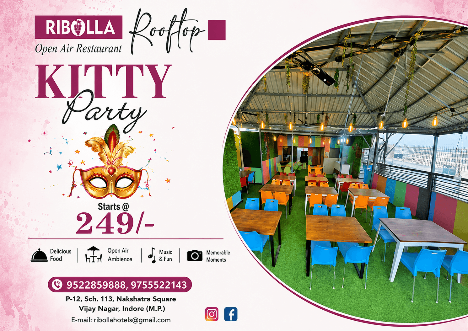 Kitty party celebration setup